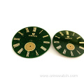 Gemstone Green goldsand watch dial watch parts